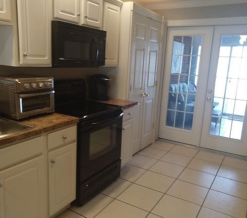 Kitchen leading to Patio