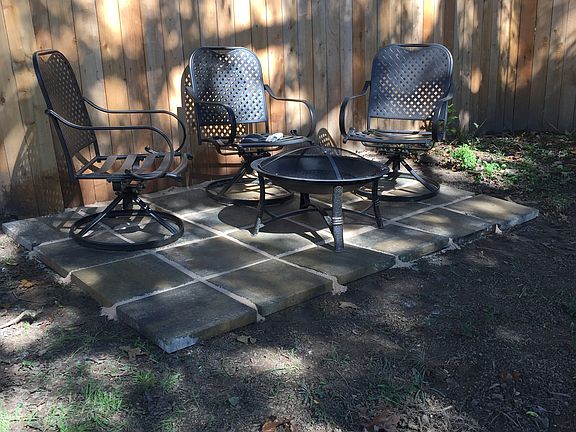 Additional patio area