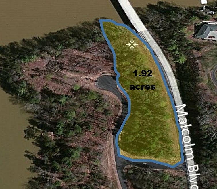 Arial view of whole lot