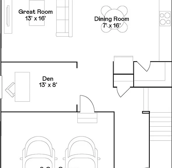 Floor plan Main Level