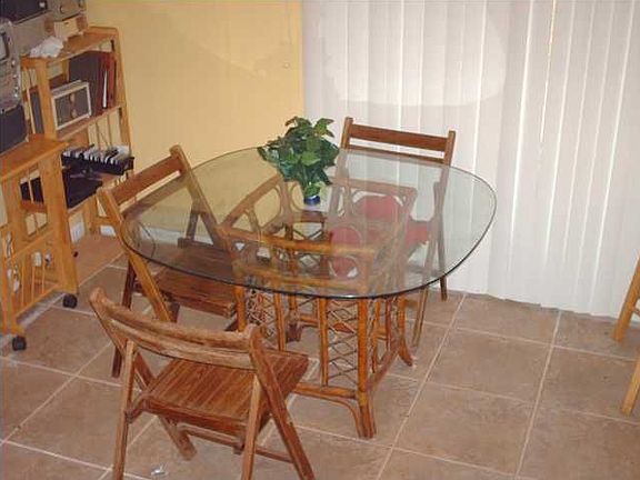 We recently had ceramic tile installed throughout house. The kitchen/diningroo