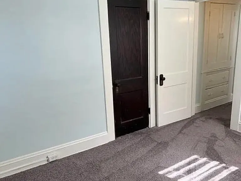 Main bedroom with deep closet, room will fit a king size bed and dresser.