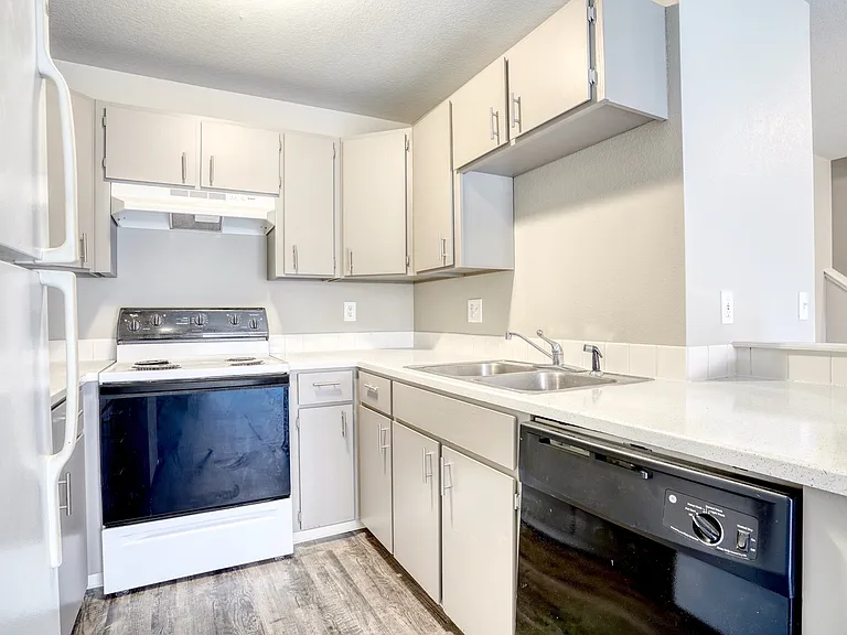 Kitchen Opens to Living Area