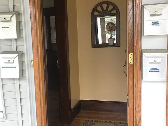 Entering front door