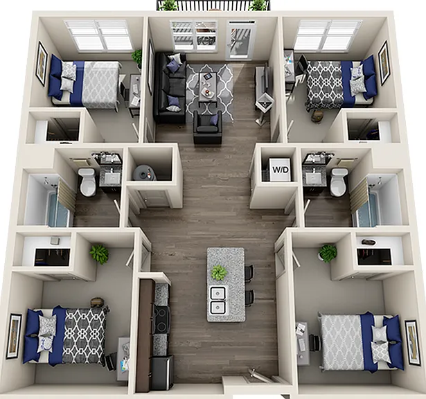 D1 Signature 1505 Apartments Near NC State University Raleigh North Carolina NCSU