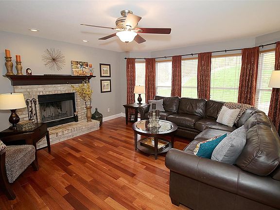 Large great room with w/b fireplace!