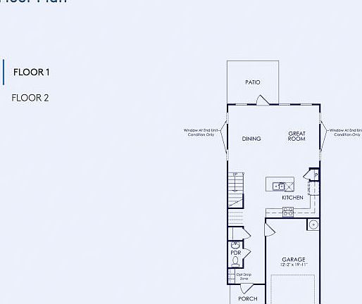 Byrnes Floor Plan, Quick Move-In Home, Floor 1