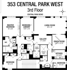 353 Central Park W #3, New York, NY 10025 | Zillow