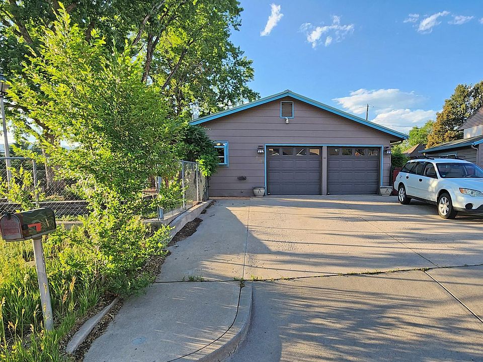 Ample garage and parking area