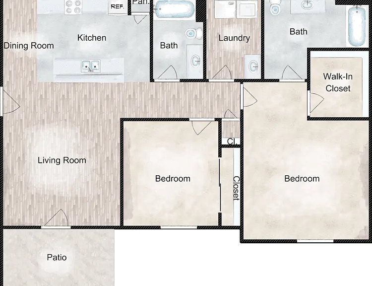 The Heritage Floorplan Diagram