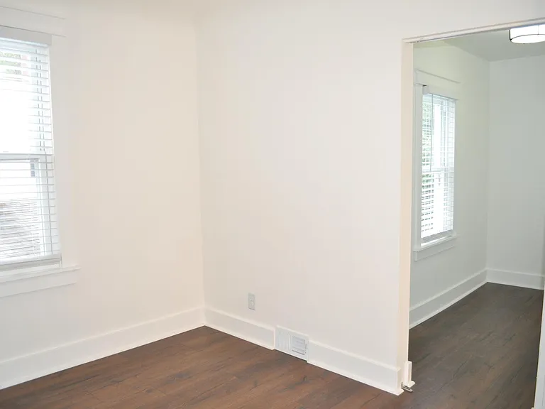 Second bedroom view into large closet.