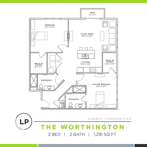 Floor plan The Worthington