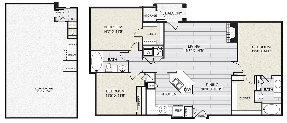 Floor plan C1 Garage