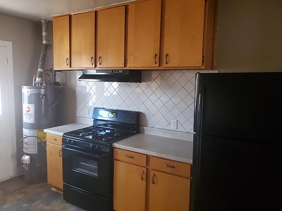 Kitchen with gas stove