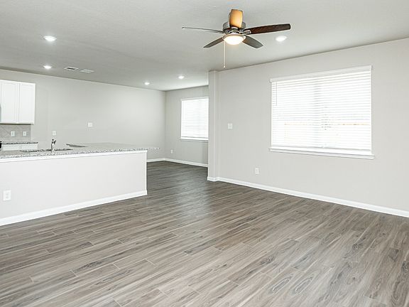 Family Room to Kitchen and Dining Area