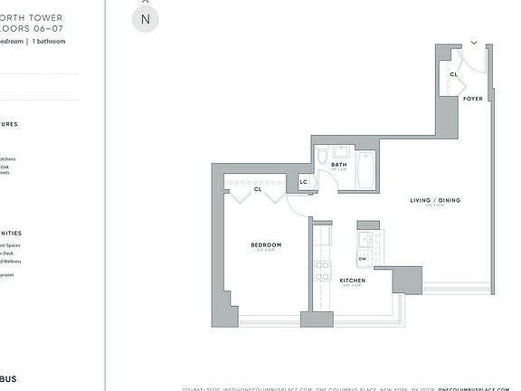 2nd image of 1 Columbus Pl APT N12k