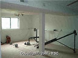 huge basement family