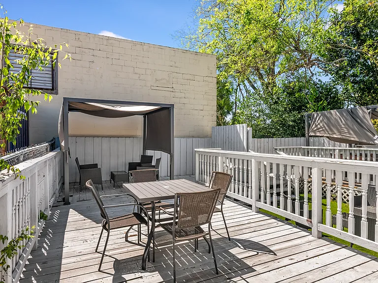 backyard dining