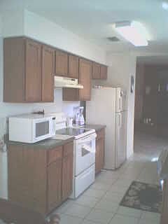 updated kitchen with new flattop range 2006