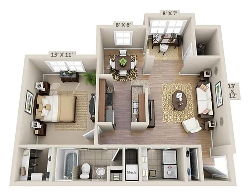 Floor plan The Maple