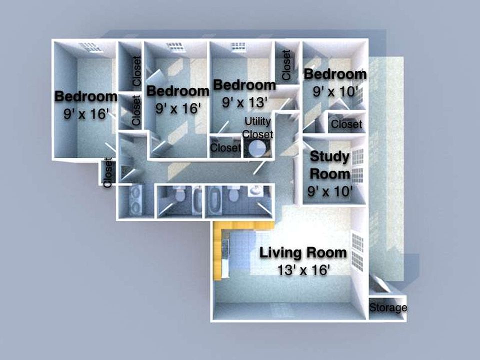 2nd image of 20 Littleton St #4B-2Ba-1345Sqft