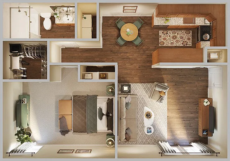 Floor plan 1/1
