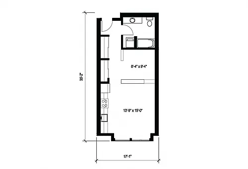 Floor plan Executive Studio B9