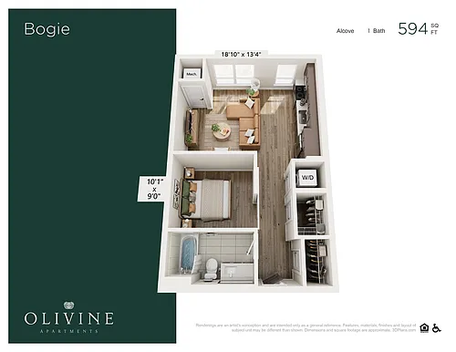 Floor plan Bogie | ALCOVE
