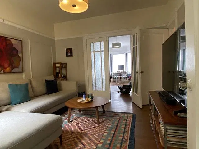 Diningroom of similar unit in bldg
