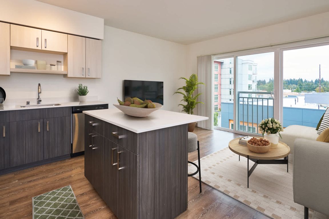 Living Room with Hard Surface Flooring