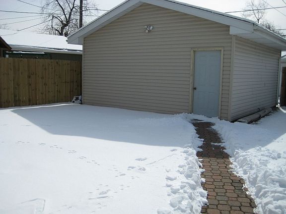 backyard and garage