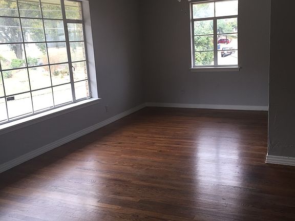 view from bedroom into living room