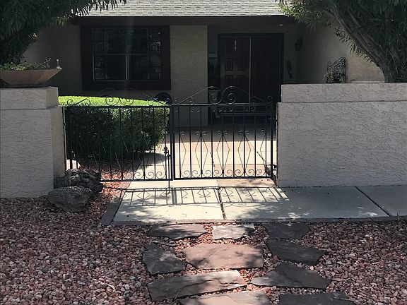 Beautiful courtyard entry