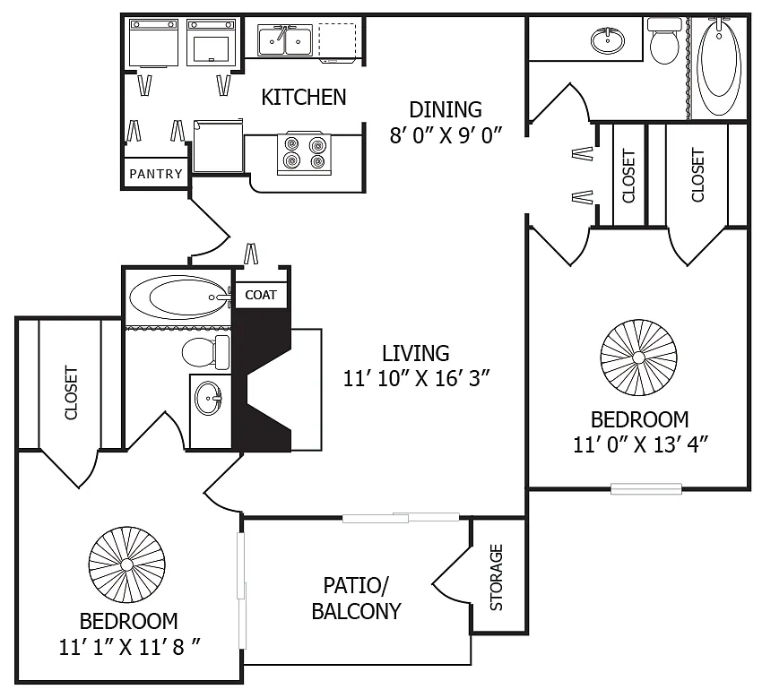 Floor plan B1
