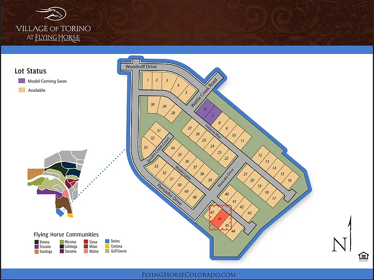 Village of Torino Map