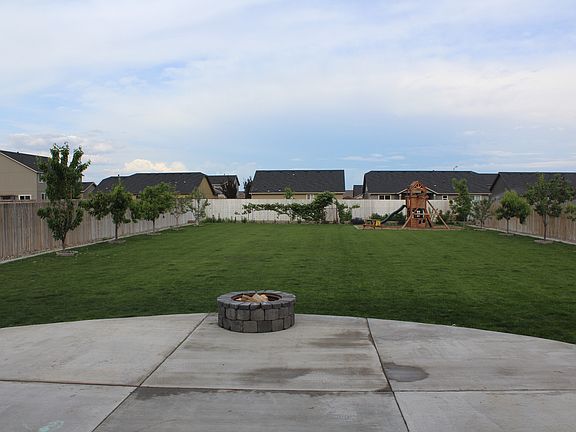 Spacious shy of half acre lot.