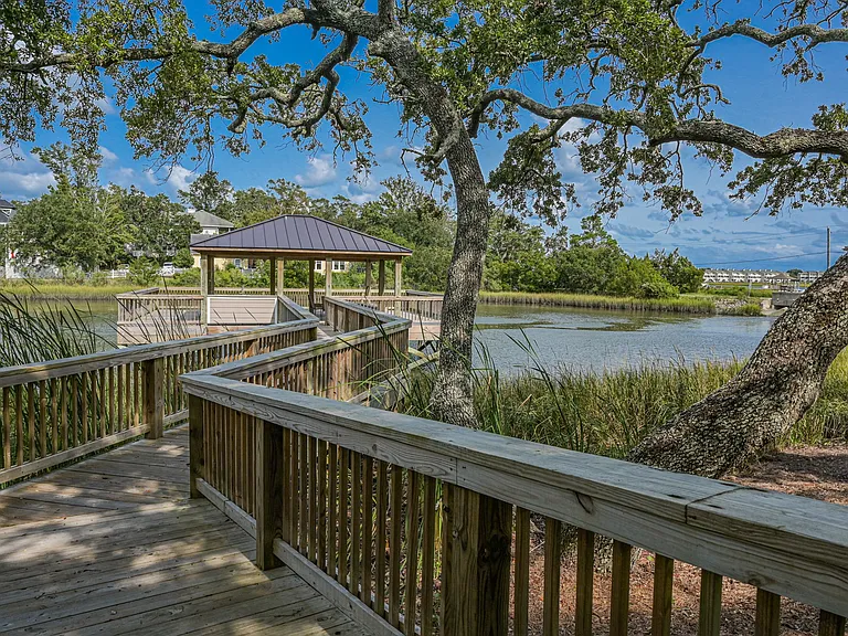 Private Covered Dock Access on Marsh