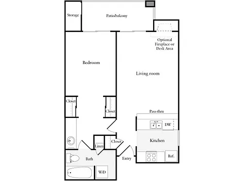 Floor plan 603