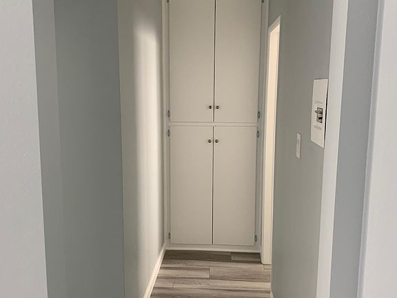 Hallway to bedroom and bathroom
