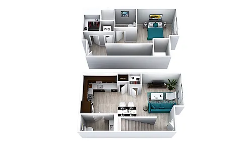 Floor plan Torres Townhome
