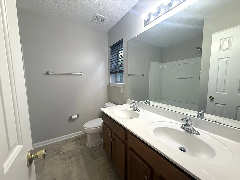 Private Bathroom attached to 2nd Bedroom