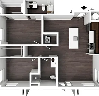 2 Bedroom ADA 2 Bedroom ADA