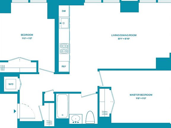2nd image of 100 W 31st St APT 25B