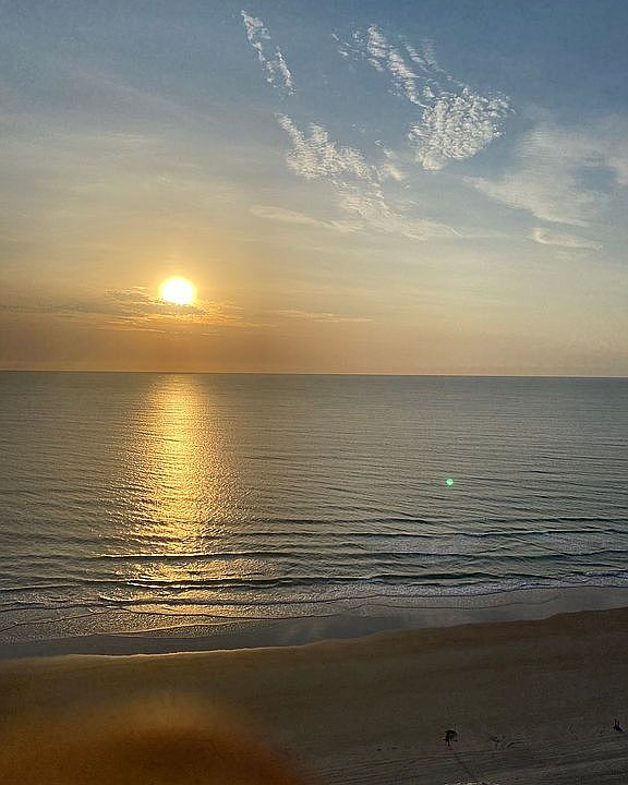 Sunrise from the balcony