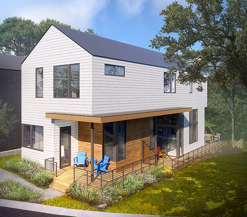 Home F Exterior Elevation