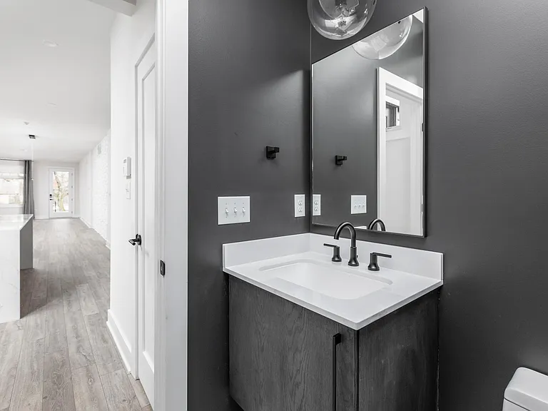 Powder bath on main floor