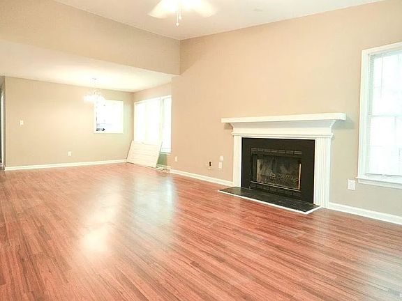 Family room view toward kitchen