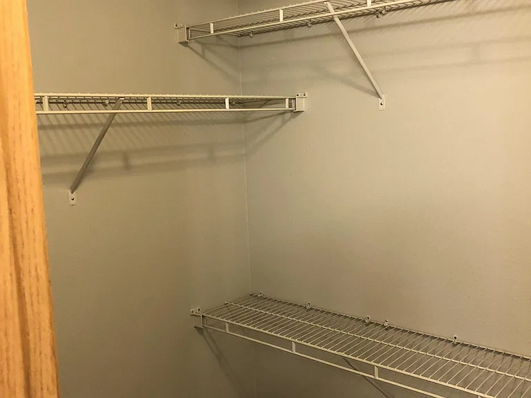 Master bedroom walk in closet
