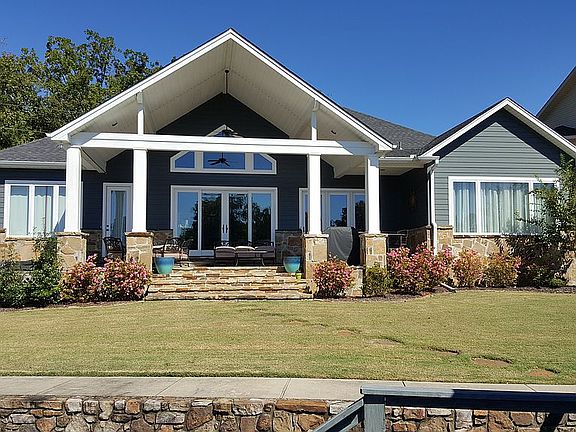 Expansive back porch