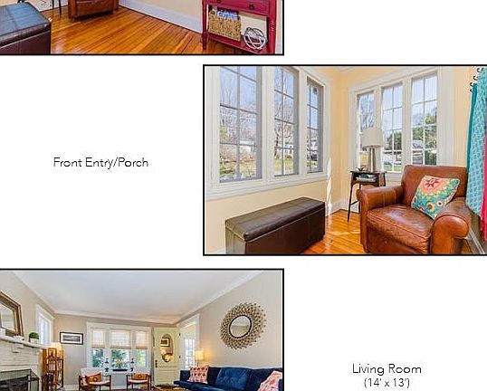Sun Porch & Living Room